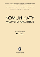 Issue cover: 1/2026 vol. 332